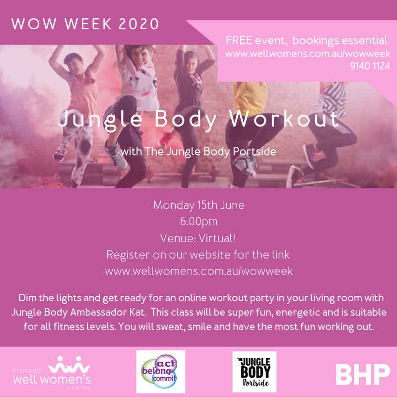 Jungle Body Workout Program in Hedland